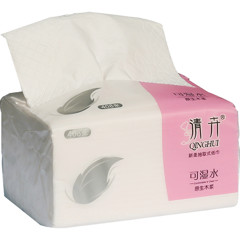 Qinghui 408 sheets of Soft Tissue Paper (red & white 10 packs per set)(CZ-0513)