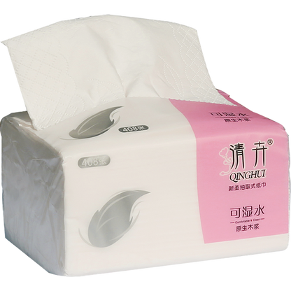 Qinghui 408 sheets of Soft Tissue Paper (red & white 10 packs per set)(CZ-0513)