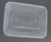 1000 Disposable Rectangular Plastic Lunch Box (300pcs/box)